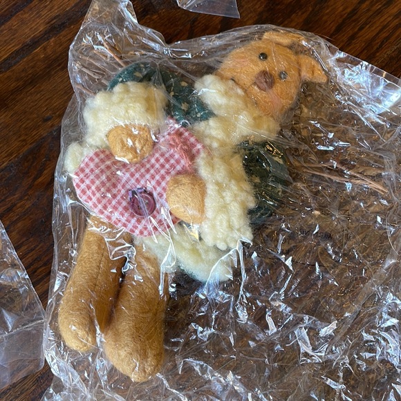 Set of 6 Large Woodland Farmhouse Rustic Christmas Ornaments. NEW. - Picture 4 of 16